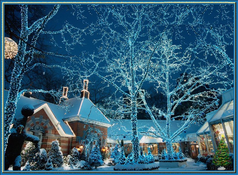 christmas village wallpaper,winter,home,snow,tree,house