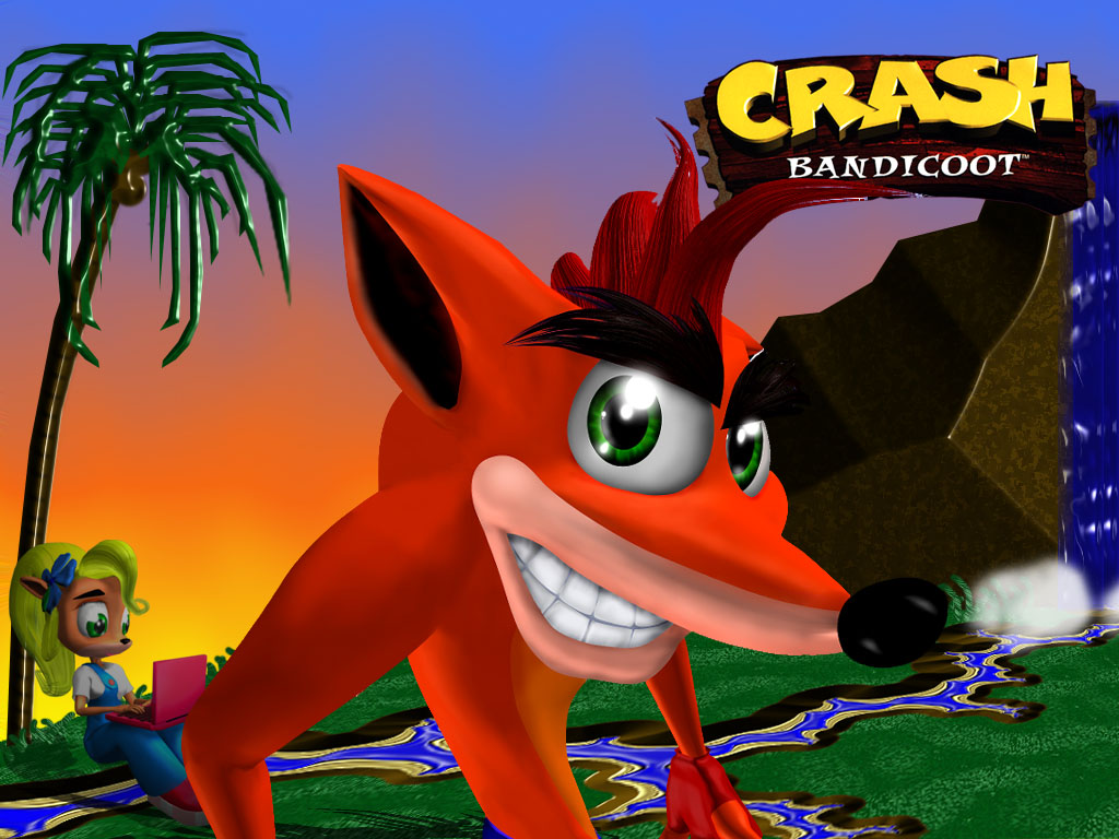 wallpaper crash bandicoot,animierter cartoon,karikatur,erfundener charakter,spiele,animation