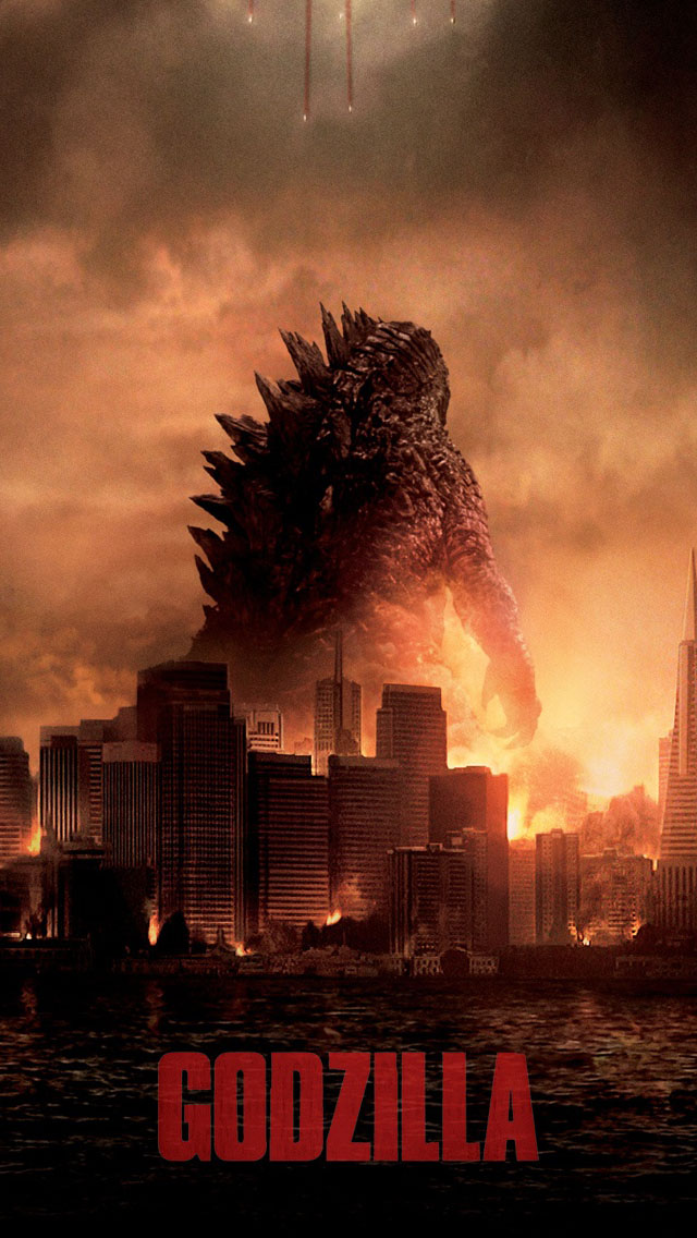 godzilla iphone wallpaper,sky,poster,explosion,movie,world