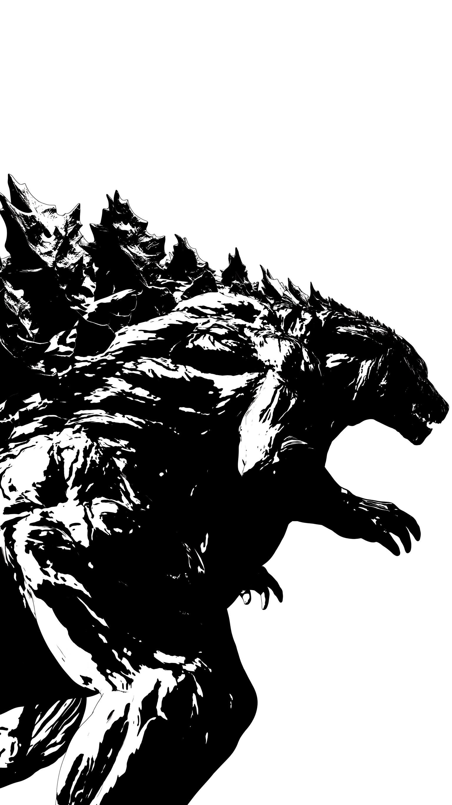 Godzilla Iphone Wallpaper Werewolf Fictional Character Mythical Creature Illustration Grizzly Bear Wallpaperuse