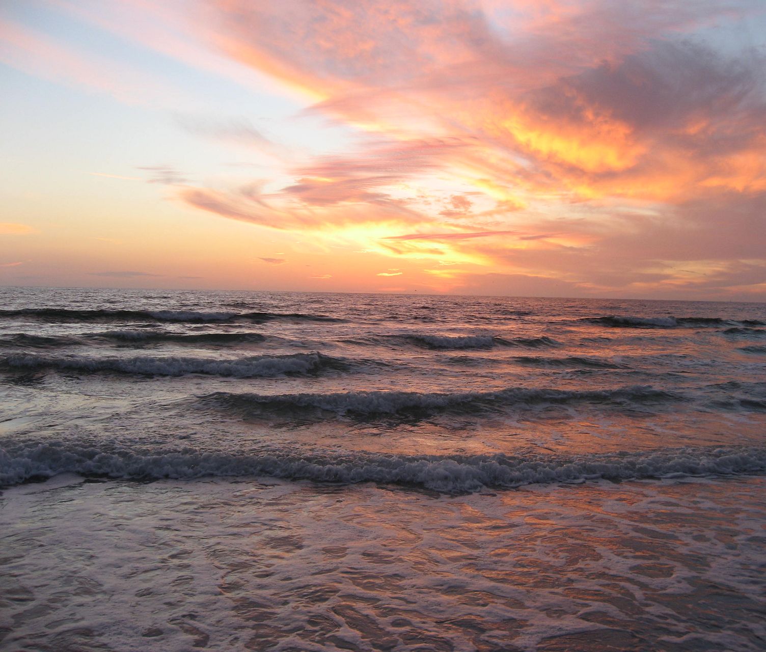 wallpaper bmp,sky,horizon,sea,ocean,sunrise