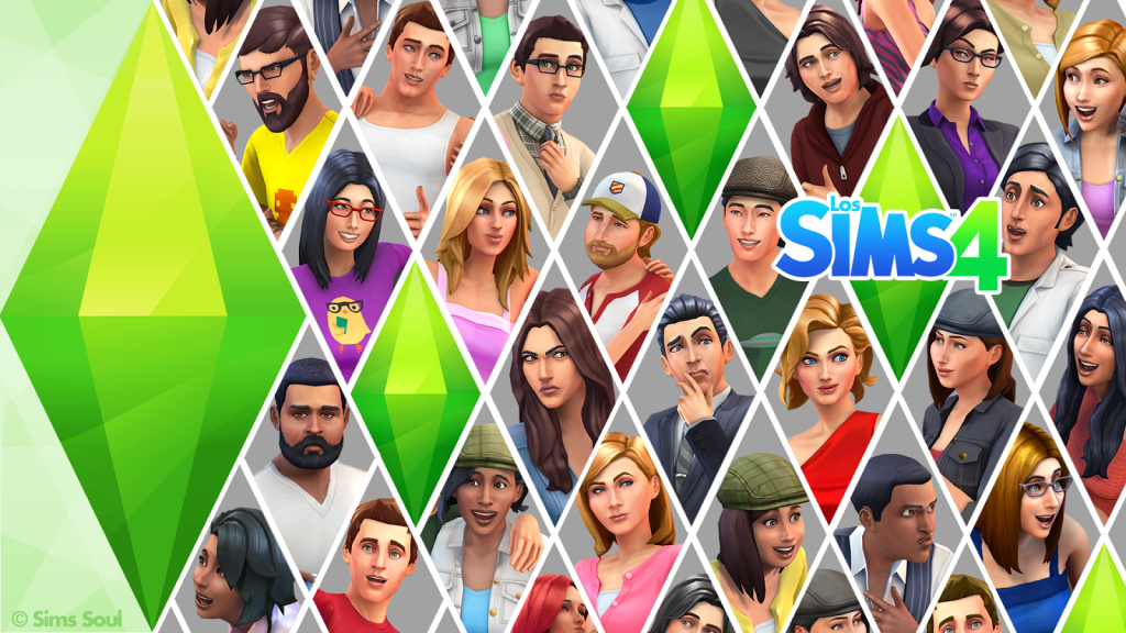sims wallpaper,team,smile