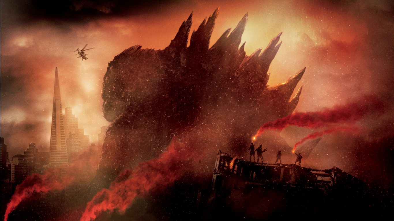 fond d'écran godzilla hd,démon,oeuvre de cg,explosion,capture d'écran,un événement