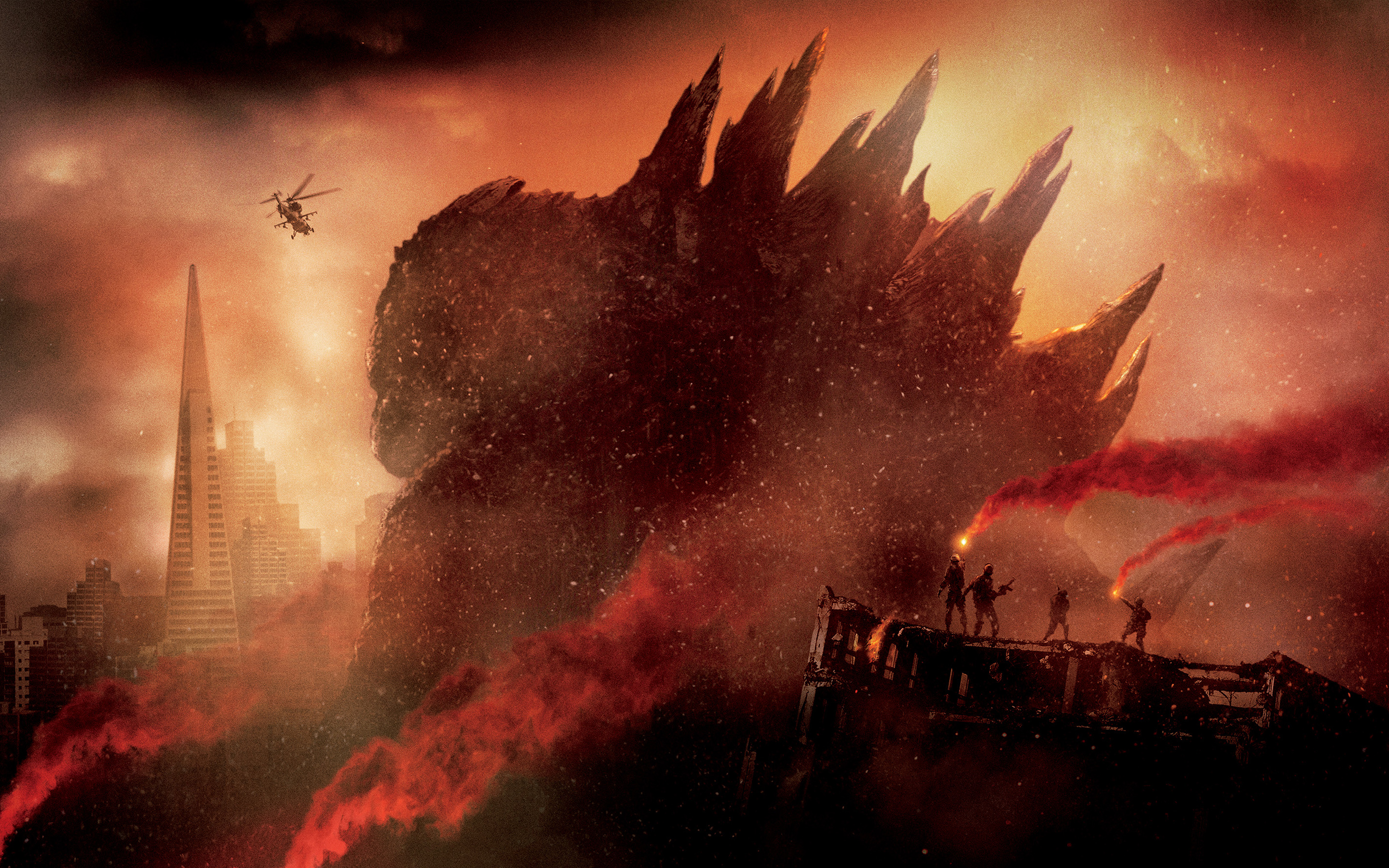 godzilla wallpaper hd,demone,cielo,cg artwork,esplosione,evento