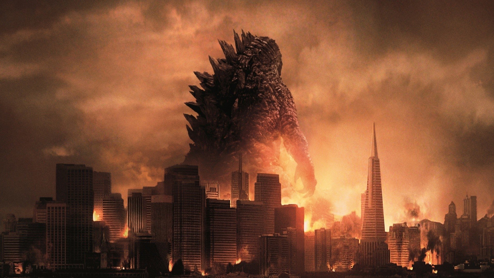 godzilla 2014 wallpaper,sky,city,explosion,world,atmosphere