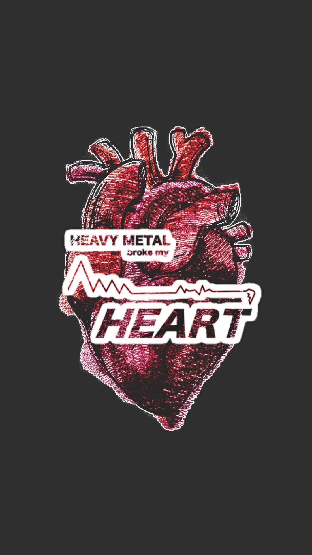 heavy metal iphone wallpaper,logo,graphics,font,hand,illustration