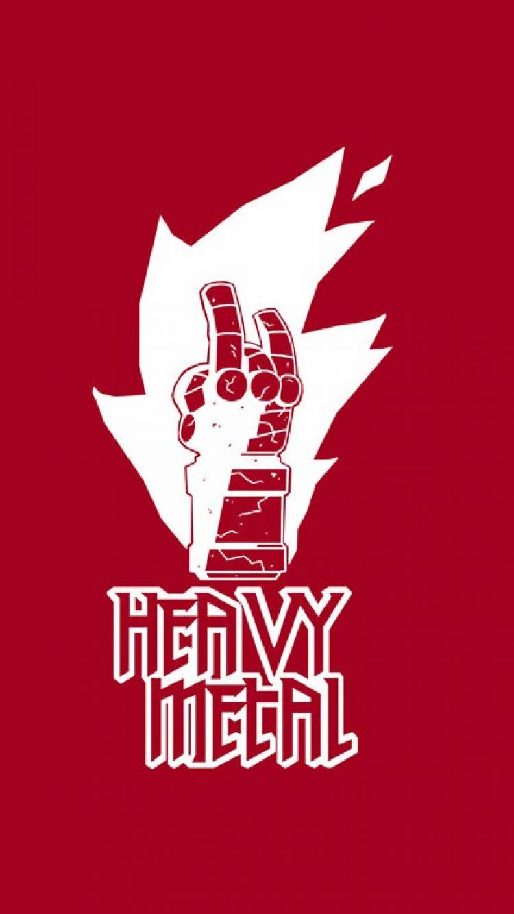 heavy metal iphone wallpaper,t shirt,red,logo,poster,font
