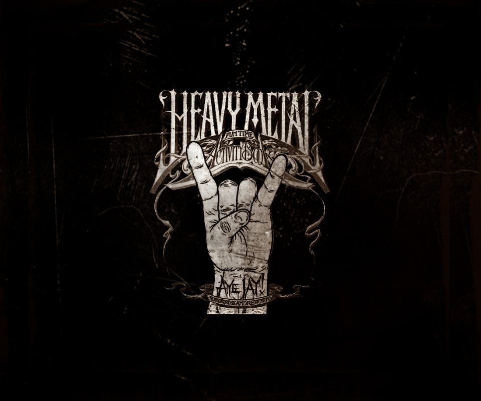 heavy metal wallpaper for android,black,text,darkness,font,album cover