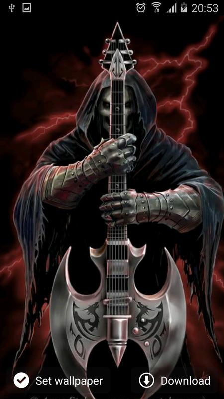 heavy metal wallpaper for android,guitar,guitarist,string instrument,electric guitar,plucked string instruments