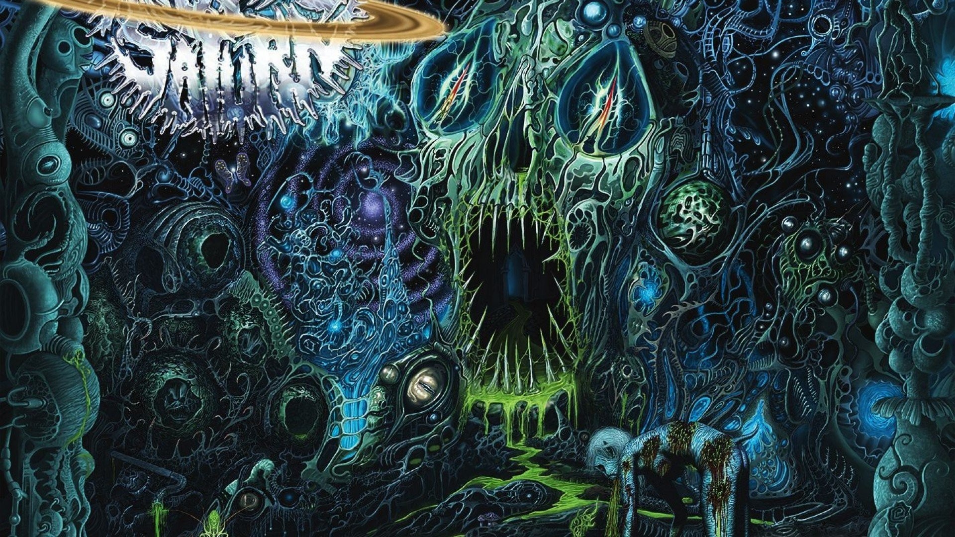 wallpapers metal,organism,tree,art,psychedelic art,illustration