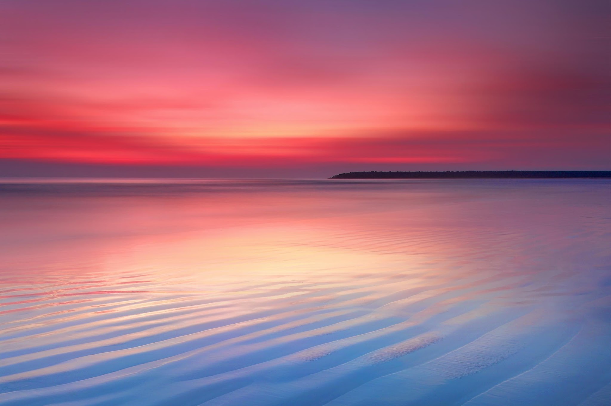 fondo de pantalla de cromo hd,cielo,horizonte,resplandor crepuscular,cuerpo de agua,mar