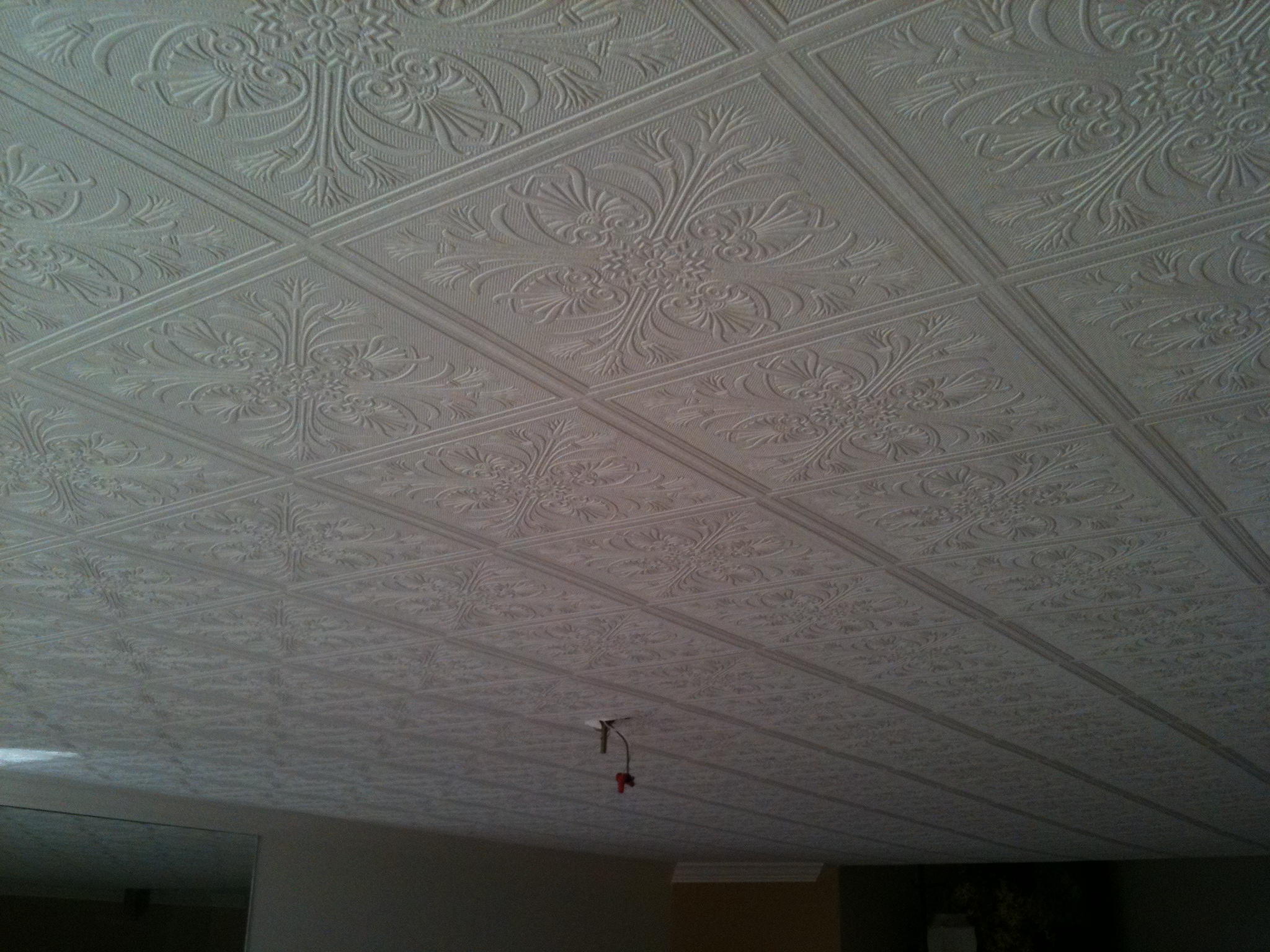 embossed wallpaper ceiling,ceiling,line,wall,plaster,material property