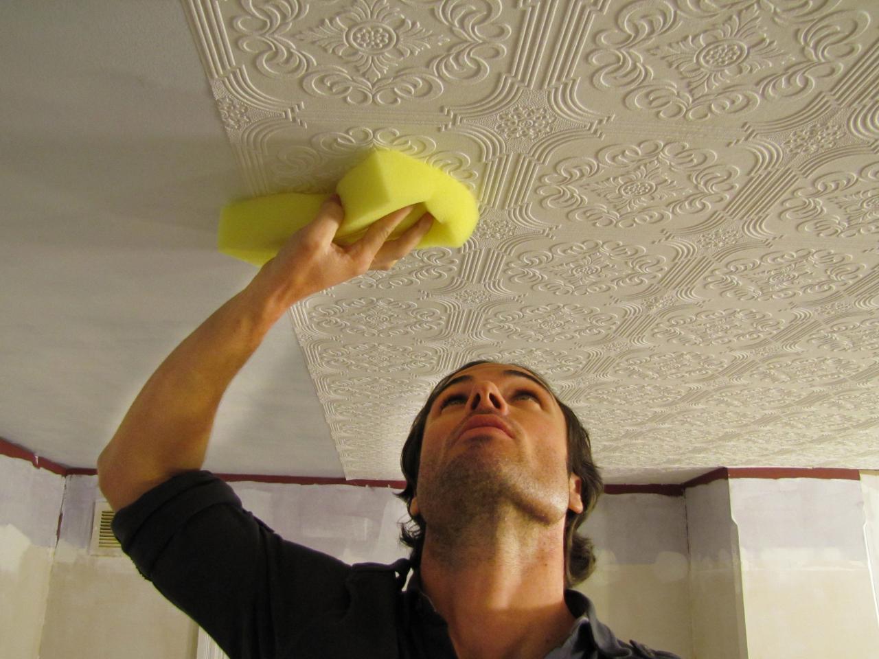 embossed wallpaper ceiling,ceiling,wall,plaster,yellow,plasterer