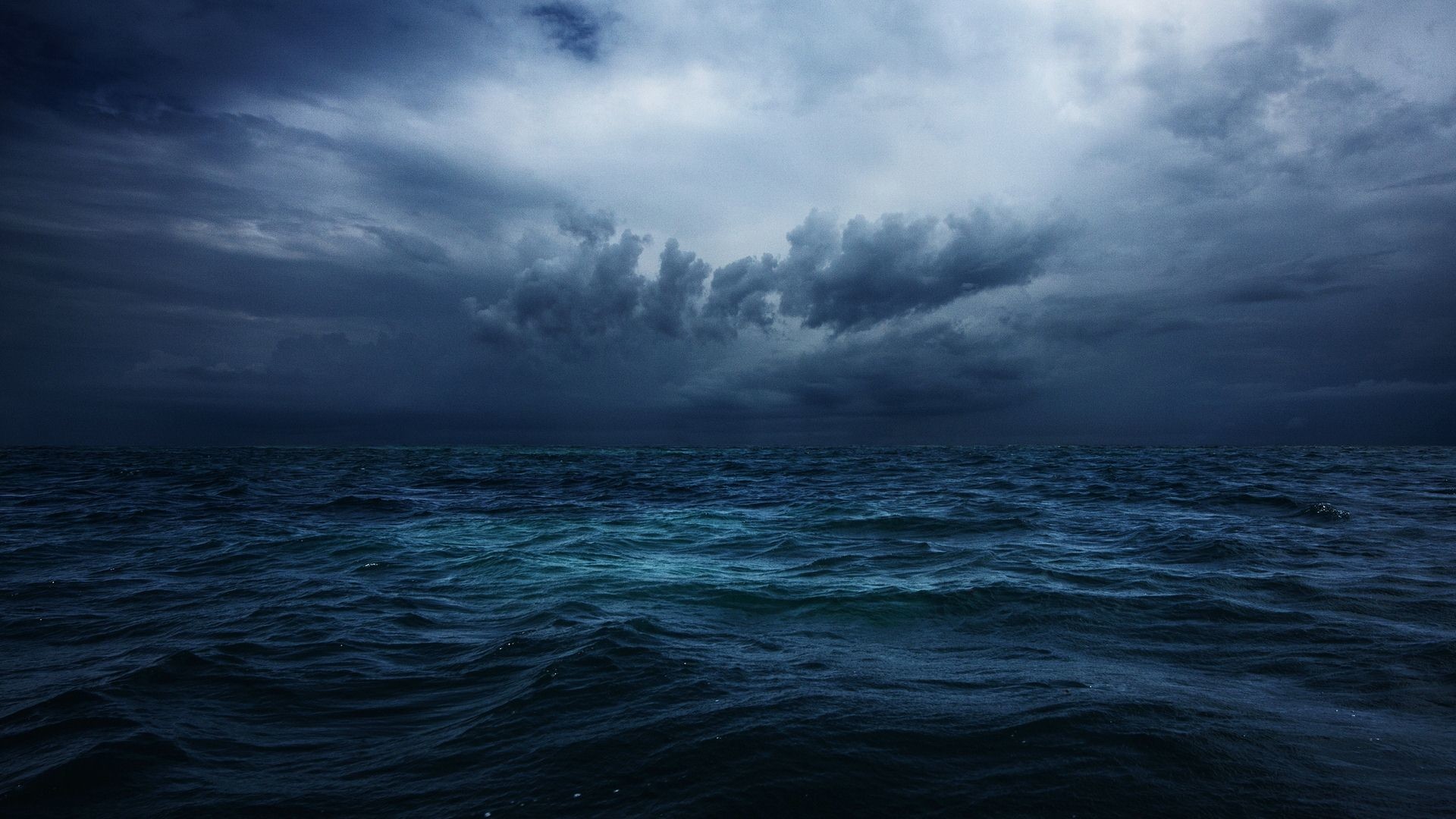 carta da parati dell'oceano 3d,cielo,mare,blu,acqua,oceano