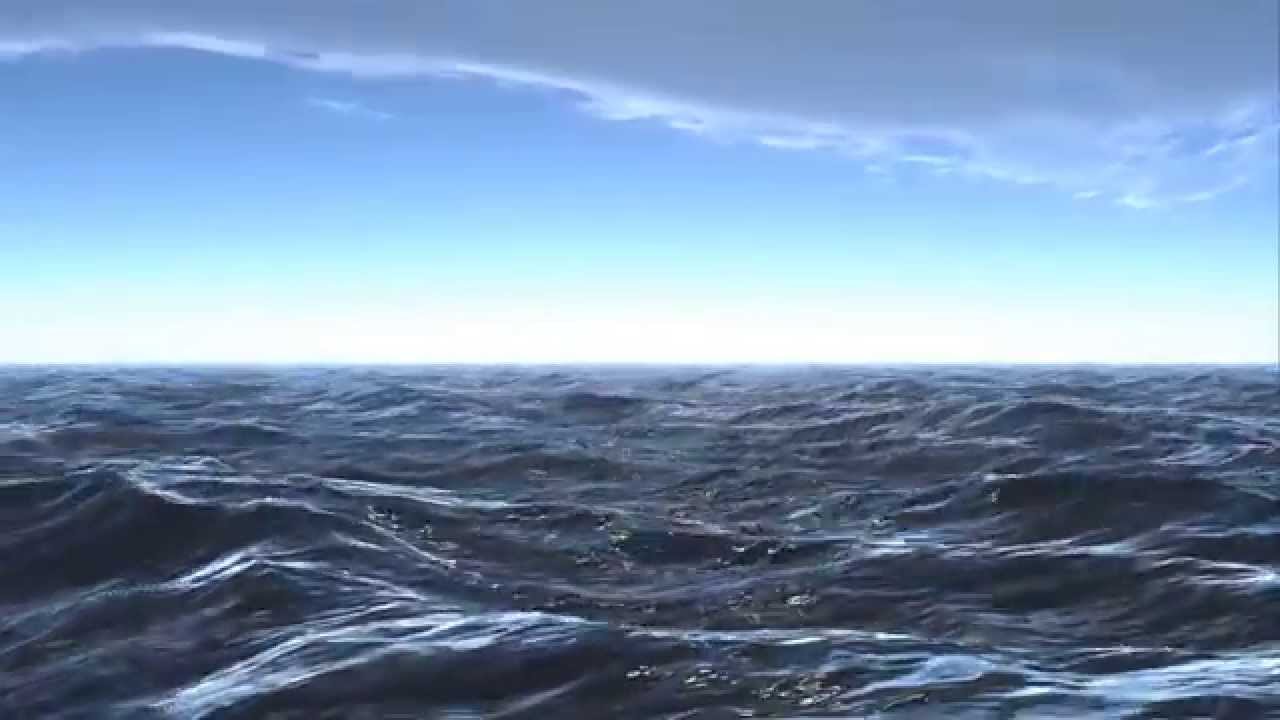 3d ozean tapete,himmel,ozean,horizont,meer,wasser