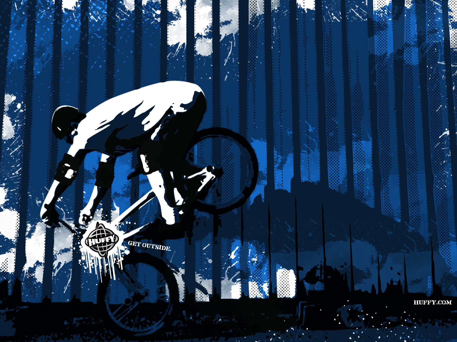 壁紙sepeda bmx,フリースタイルbmx,青い,サイクリング,自転車,車両
