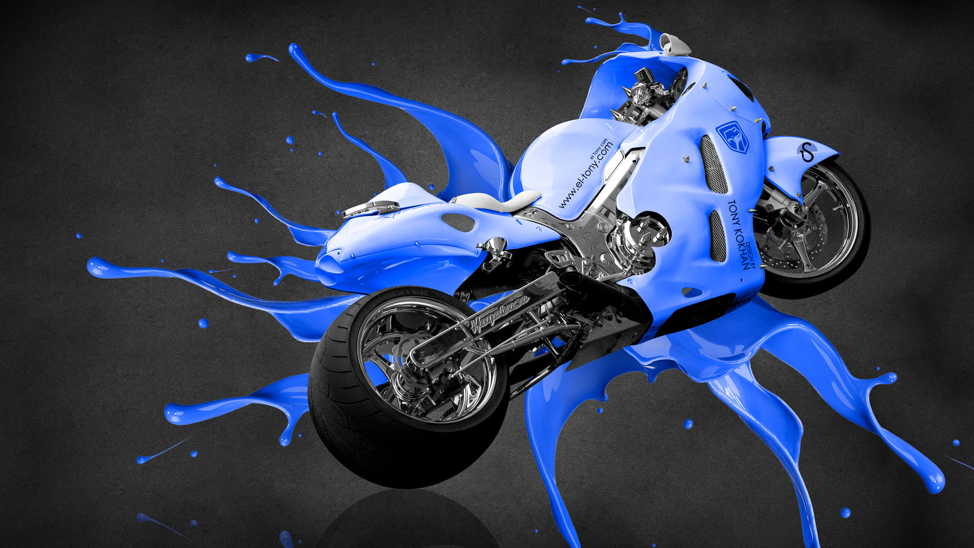 bicicleta de pantalla en vivo,motocicleta,vehículo,azul cobalto,azul eléctrico,coche