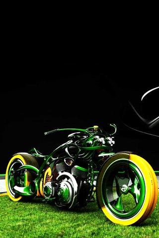 bike live wallpaper,green,tire,automotive tire,rim,vehicle