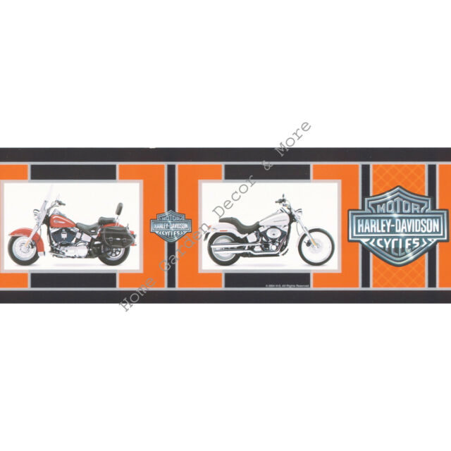 harley davidson tapetenrand,kraftfahrzeug,fahrzeug,orange,motorrad,rand