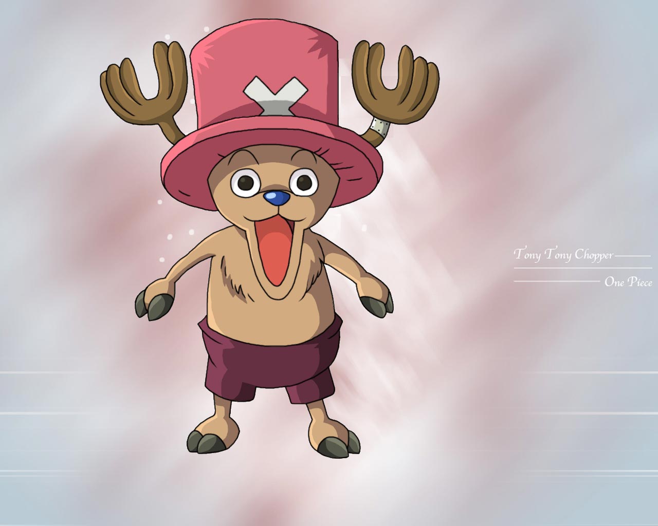 tony tony chopper wallpaper,cartoon,animated cartoon,illustration,animation,art