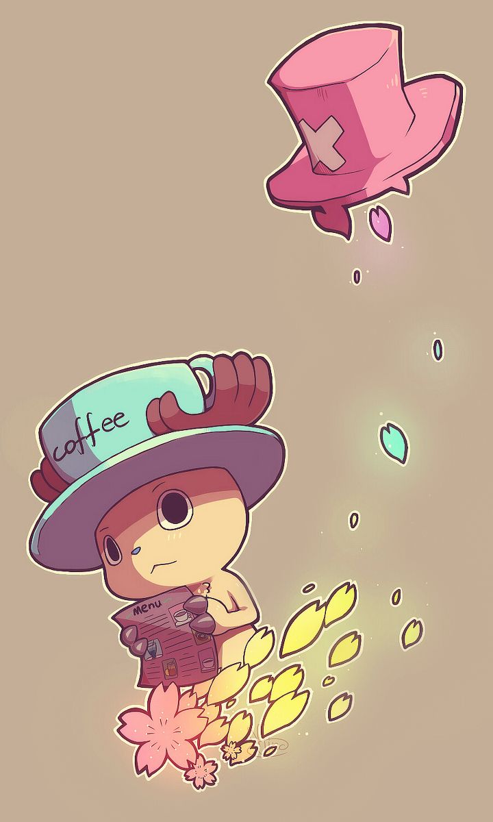 tony tony chopper wallpaper,cartoon,illustration,pink,animation,headgear