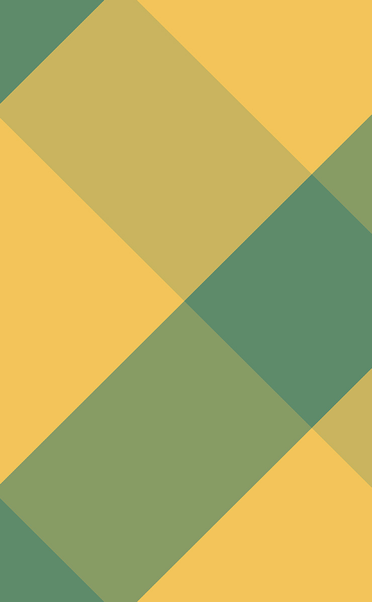 사각형 벽지,주황색,노랑,초록,푸른,무늬