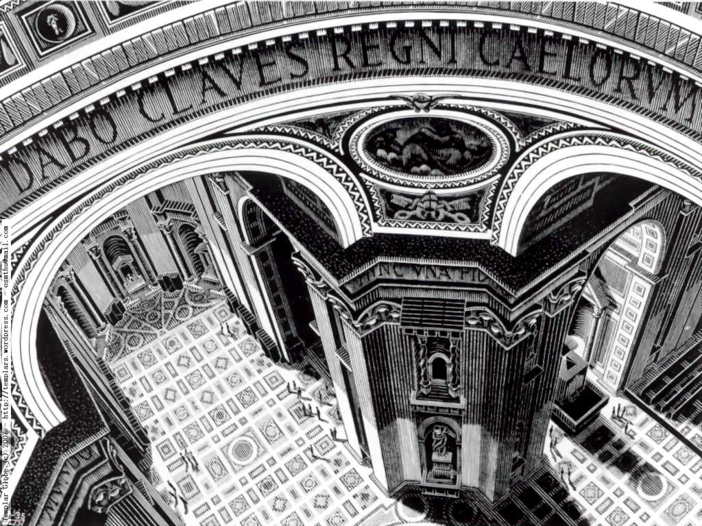 mc escher wallpaper,architecture,classical architecture,landmark,arch,black and white