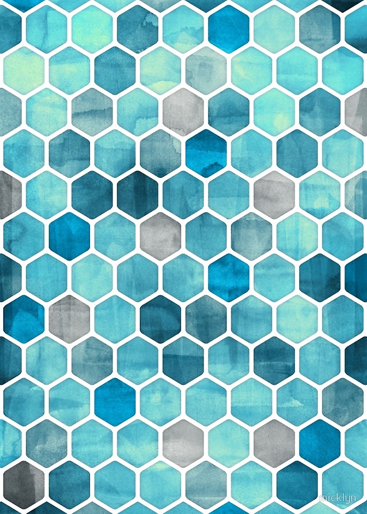 hexagon pattern wallpaper,pattern,blue,turquoise,aqua,azure