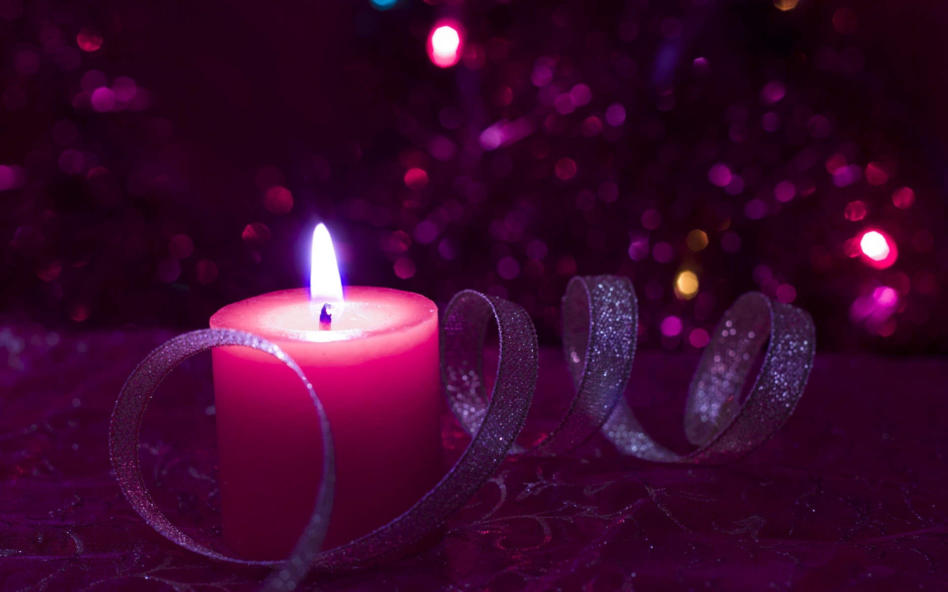 christmas candle wallpaper,candle,lighting,purple,violet,light