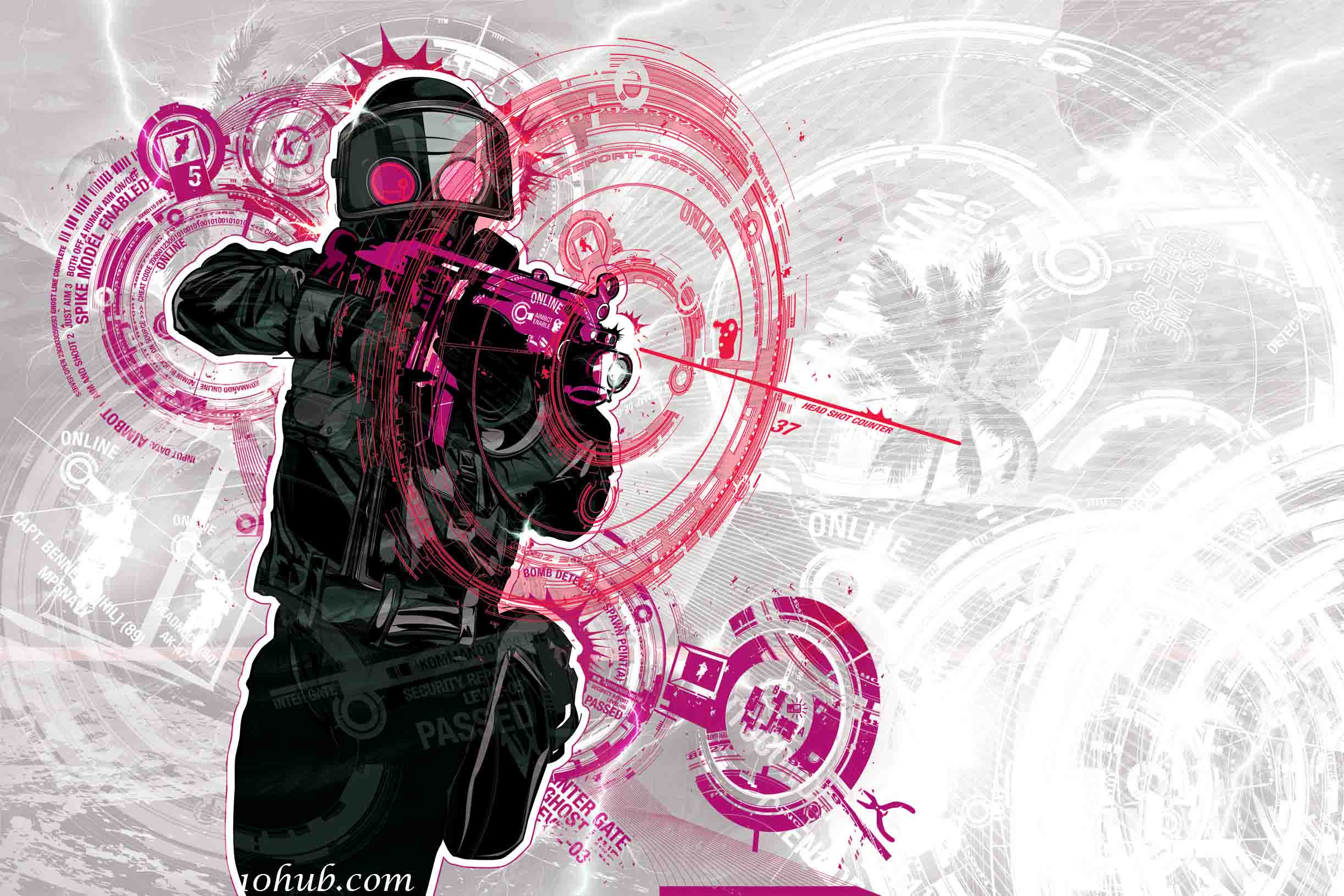 cs wallpapers,graphic design,pink,illustration,fictional character,art