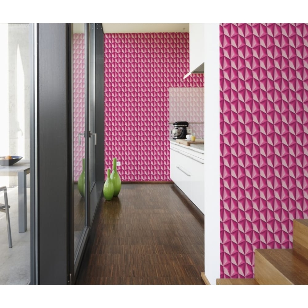 square pattern wallpaper,violet,pink,tile,curtain,interior design