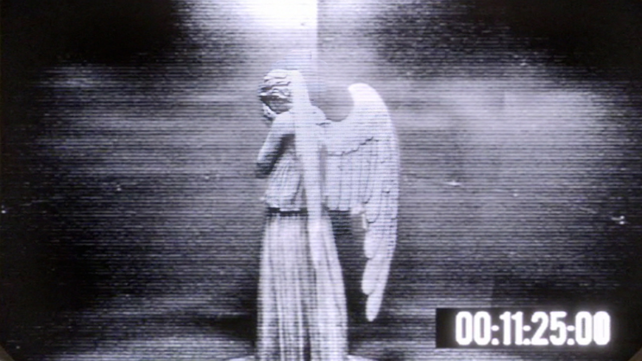 weeping angel wallpaper,black and white,ghost,darkness,photography,album cover