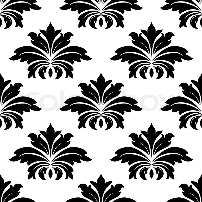 bold pattern wallpaper,pattern,leaf,black and white,design,floral