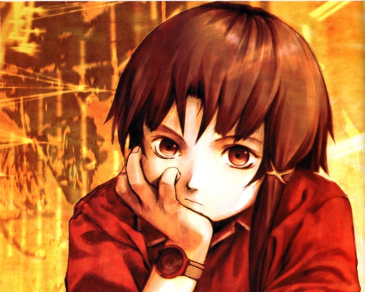 serial experiments lain wallpaper,cartoon,anime,illustration,animated cartoon,animation