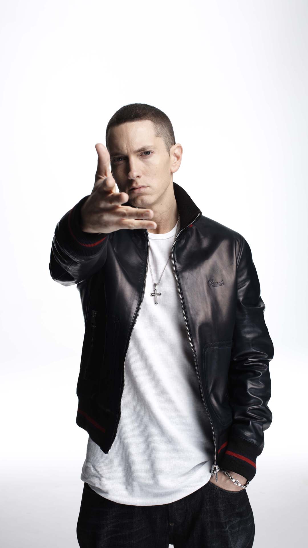 eminem phone wallpaper,leather,clothing,jacket,leather jacket,cool