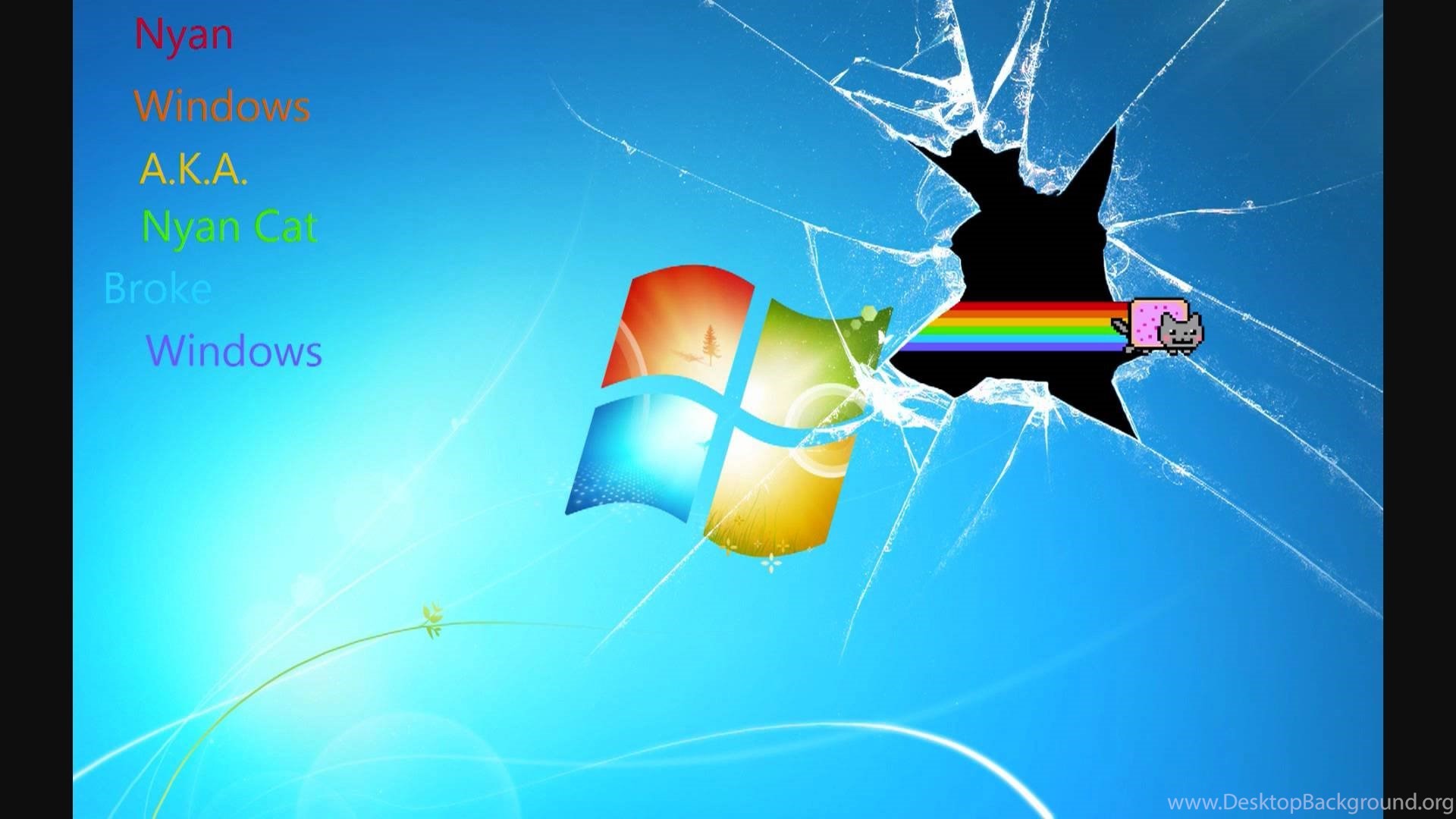 broken windows wallpaper,graphic design,operating system,sky,technology,graphics
