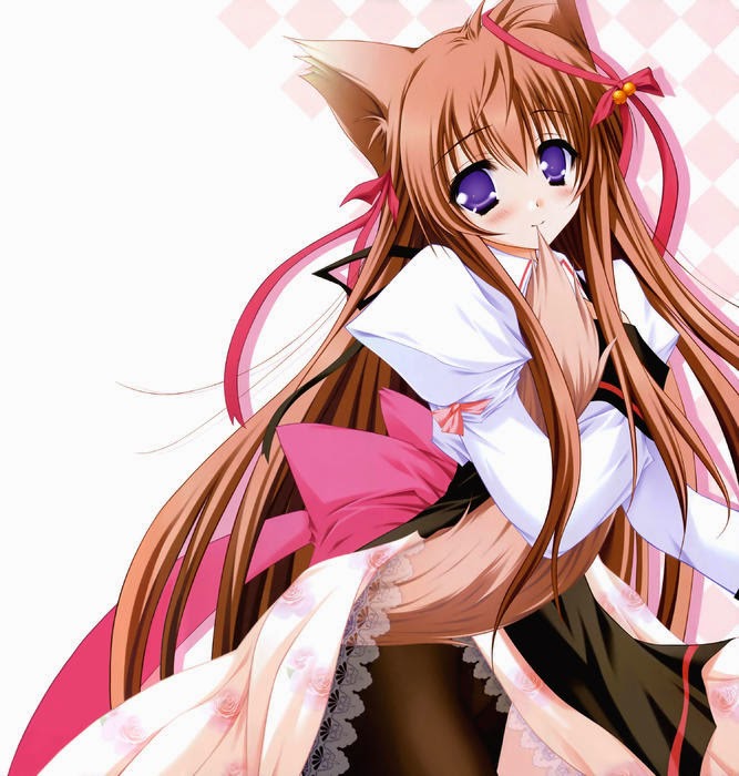 neko girl wallpaper,cartoon,anime,cg artwork,pink,long hair