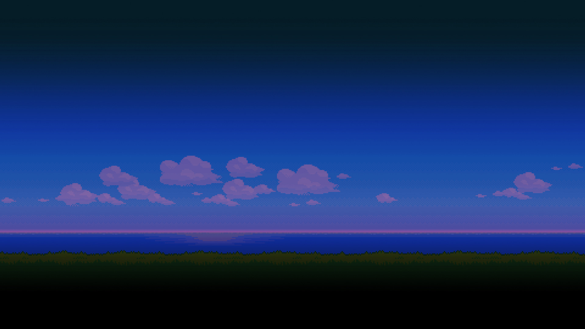 tapete 8 bits,himmel,blau,horizont,wolke,tagsüber