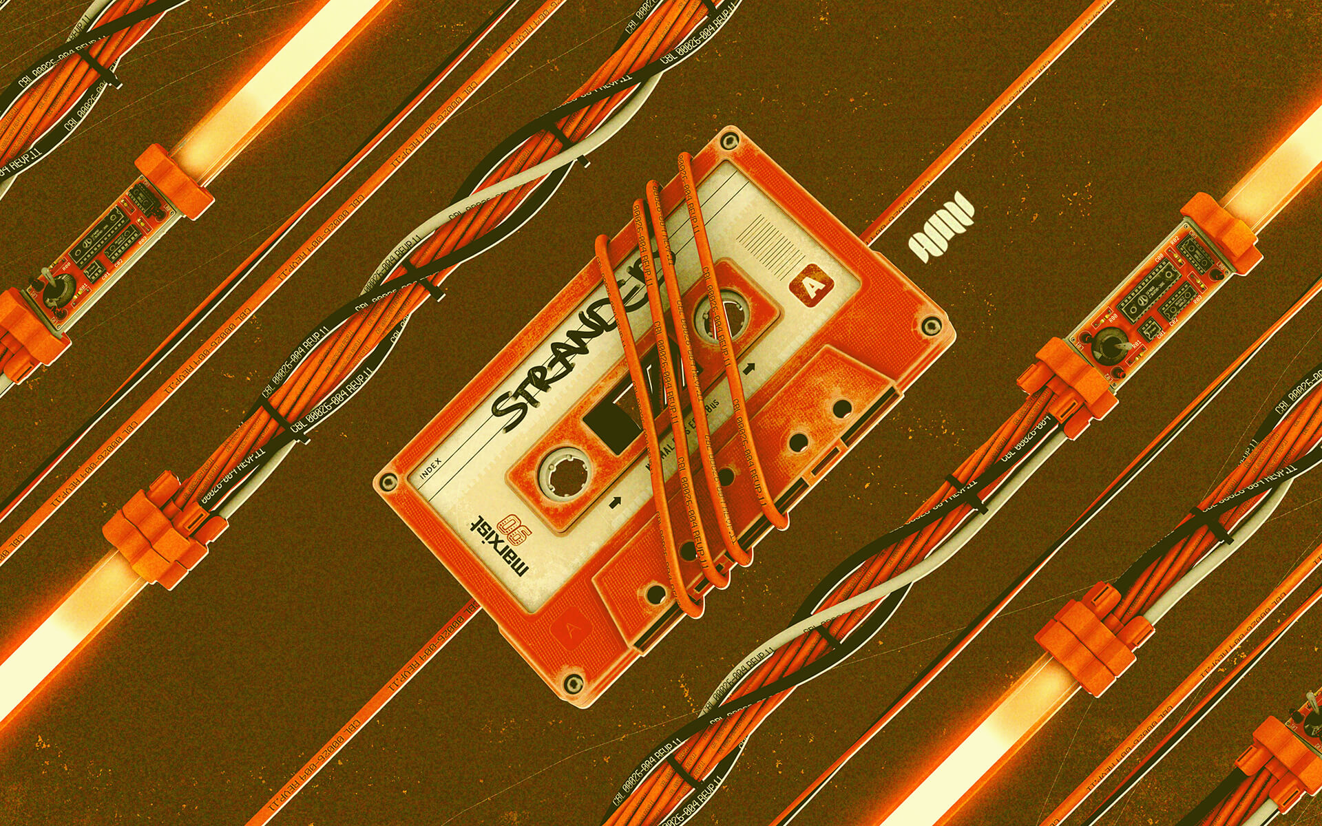 wallpaper retro vintage,orange,electronics,technology,circuit component,electronic device