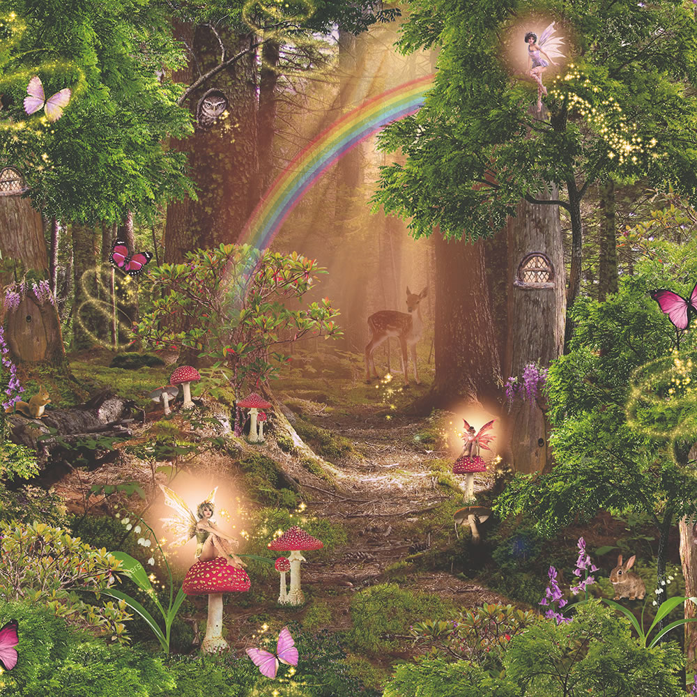 fairy forest wallpaper,natural environment,natural landscape,tree,fictional character,forest