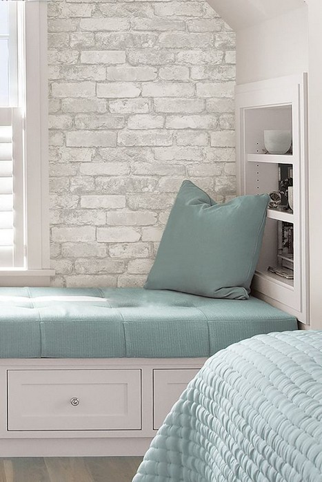 dormitorio de papel tapiz gris,mueble,habitación,pared,dormitorio,diseño de interiores