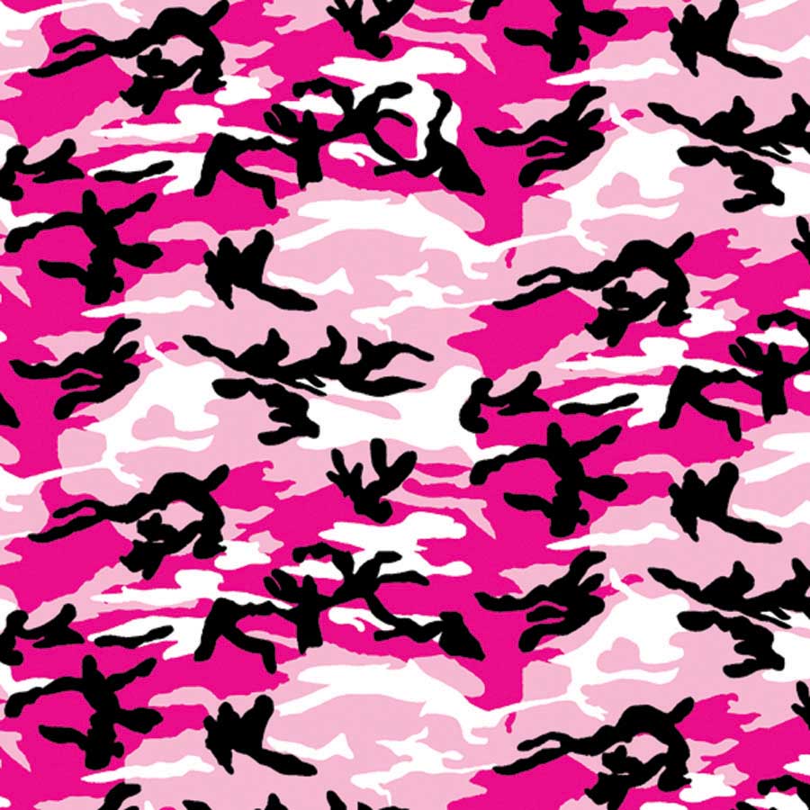 Pink And Black Camouflage- WallpaperUse