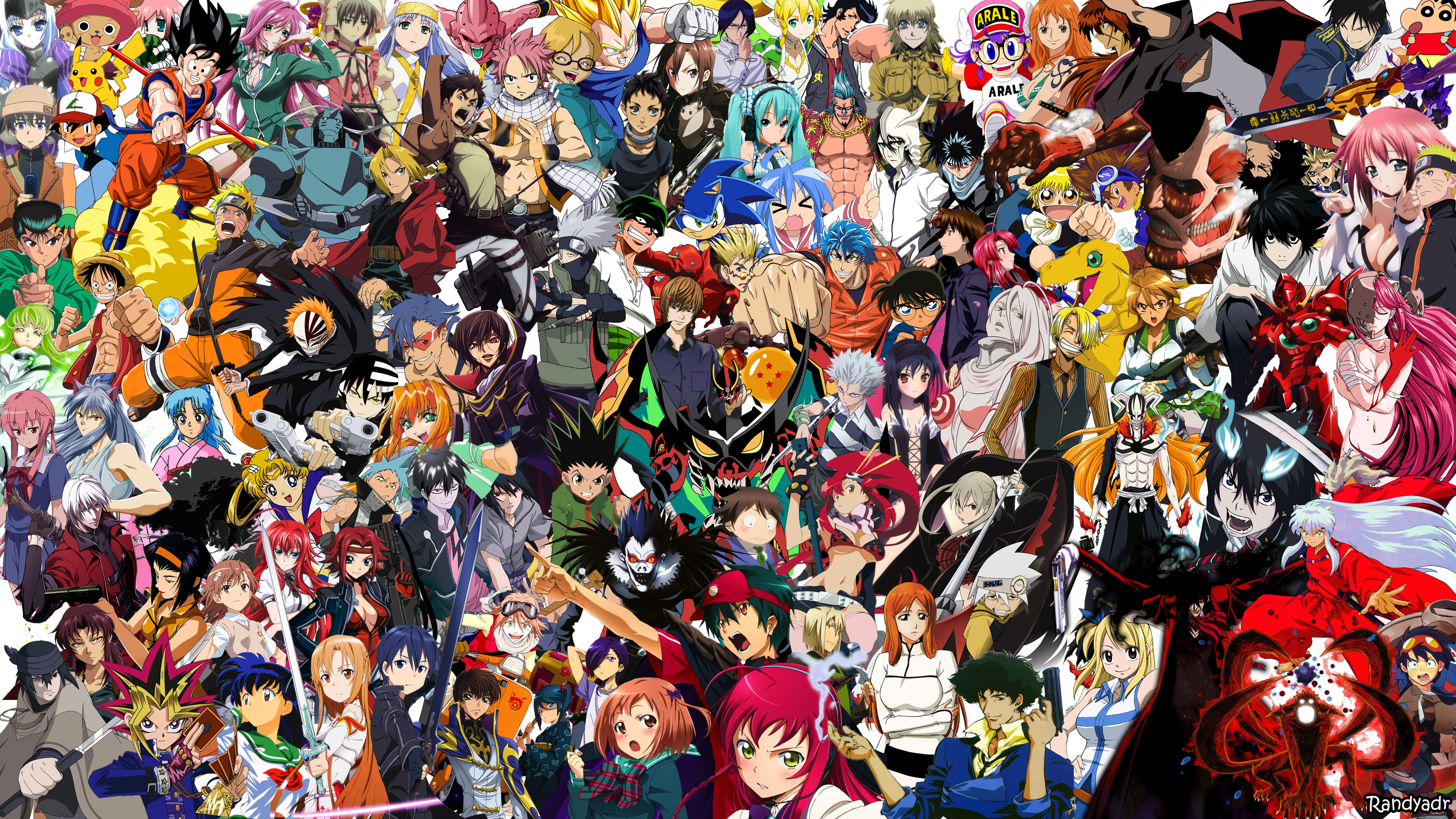 carta da parati collage anime,folla,persone,cartone animato,anime,cartone animato