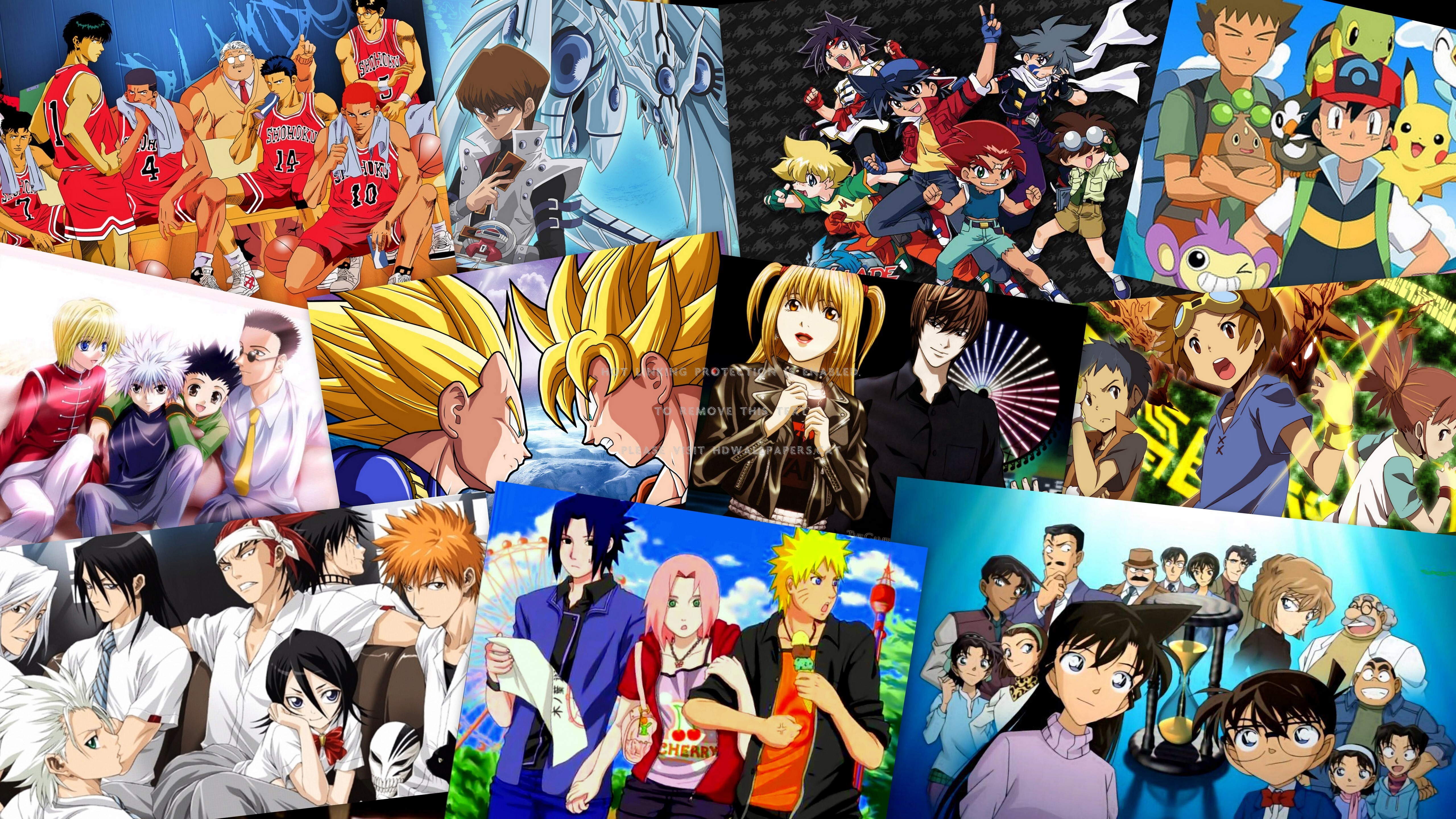 anime collage wallpaper,collage,menschen,kunst,anime,gemeinschaft