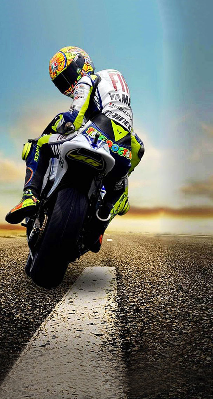 valentino rossi wallpaper iphone,motorcycle racer,grand prix motorcycle racing,motorcycle,road racing,motorcycle racing