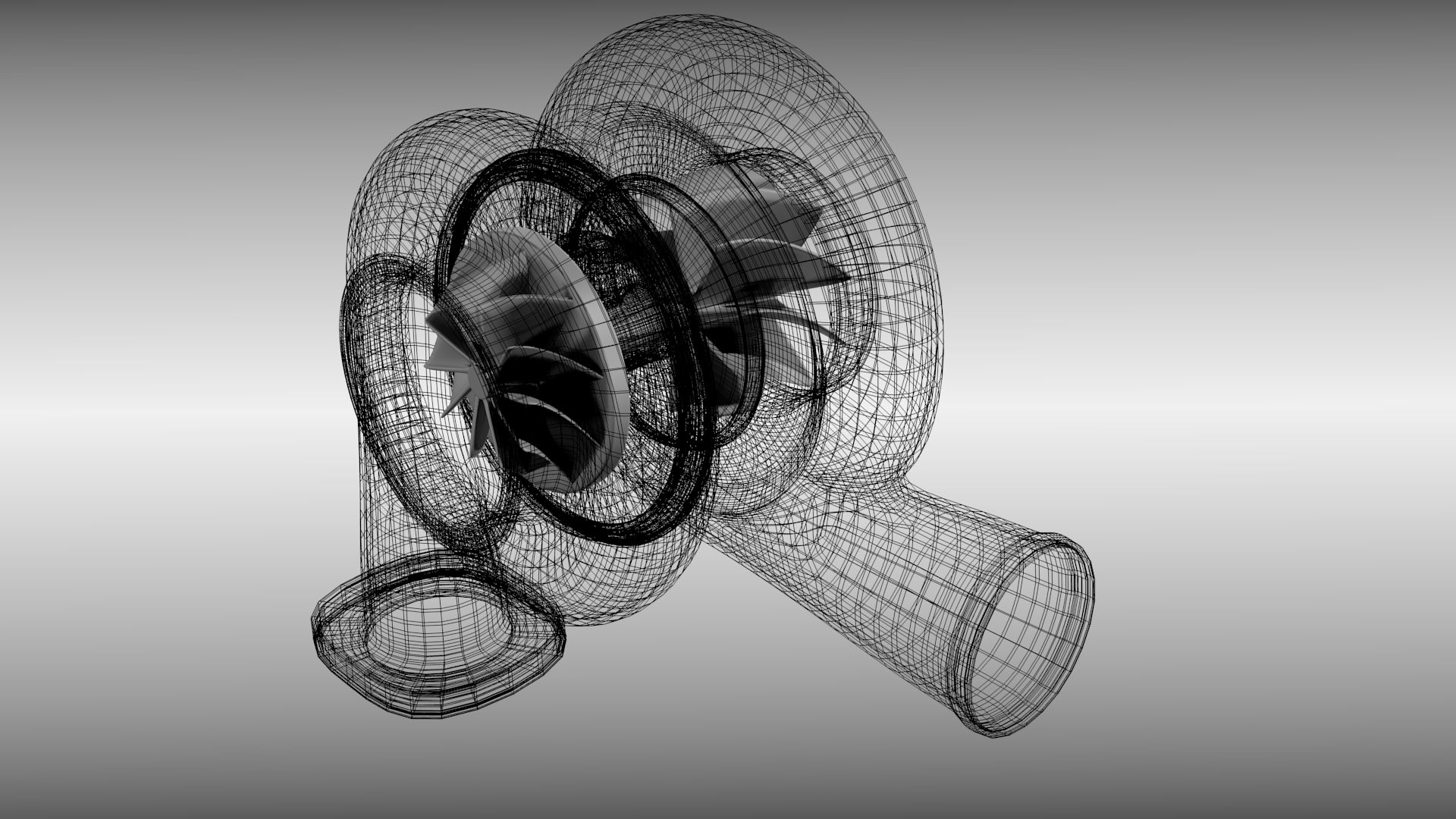 fondo de pantalla de turbocompresor,hélice,modelado 3d,hélice,motor de aeronave,ventilador mecanico