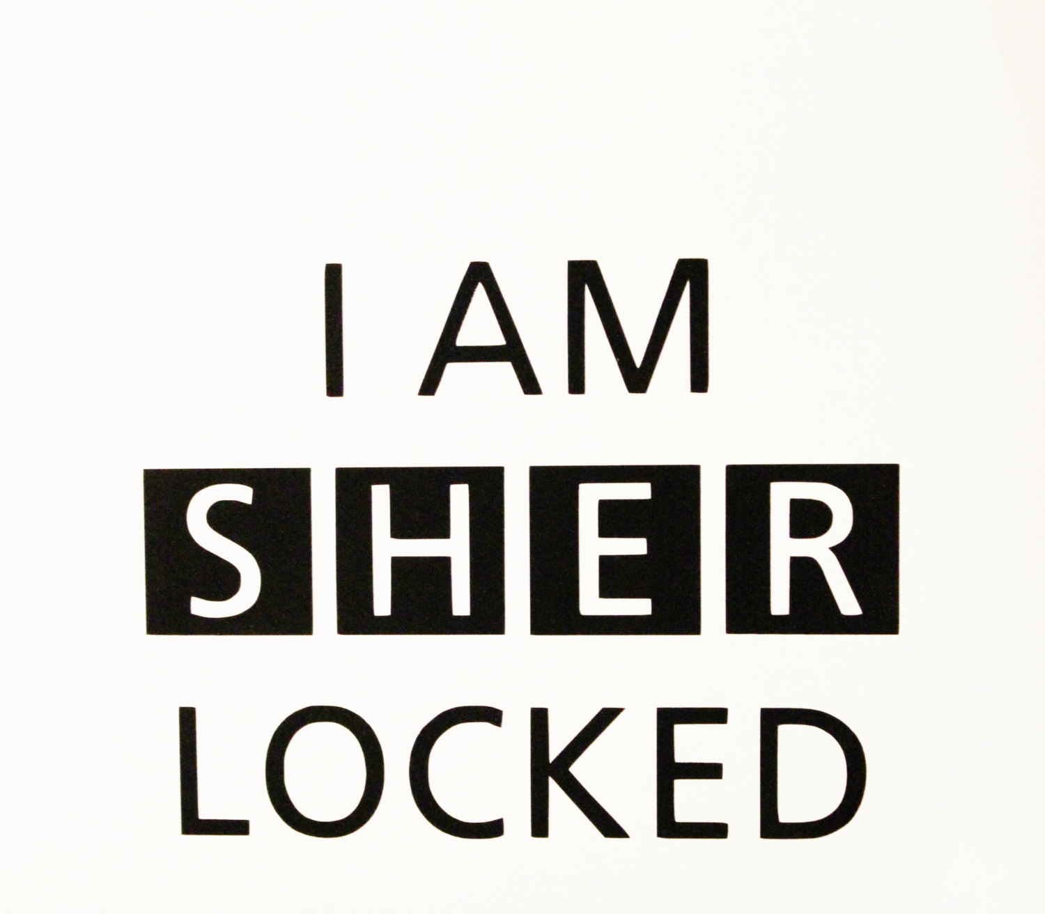 ich bin sherlocked wallpaper,schriftart,text,linie,grafik