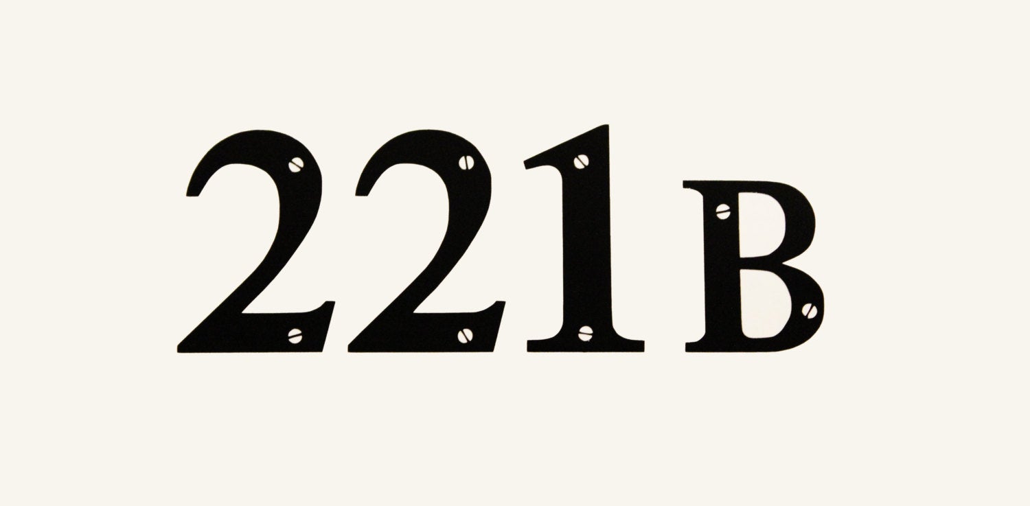 221b 벽지,본문,폰트,번호,제도법,상징