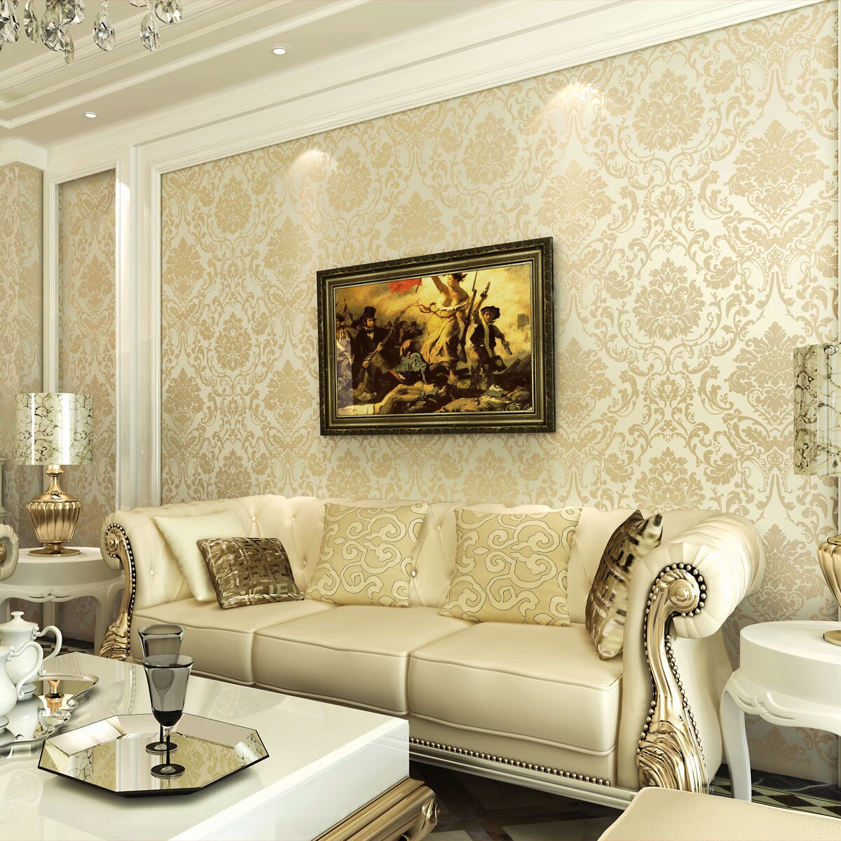 sitting room wallpaper,living room,room,wall,wallpaper,interior design