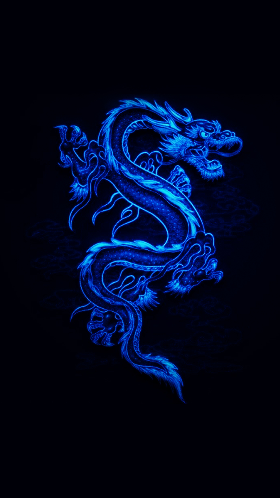 fond d'écran de téléphone dragon,bleu,bleu électrique,police de caractère,dragon,illustration